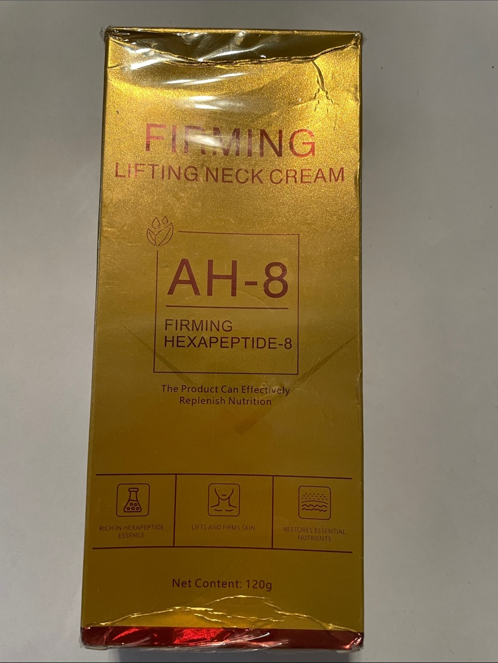 AH-8 Neck Firming Cream with Roller - Moisturizing Anti-Aging